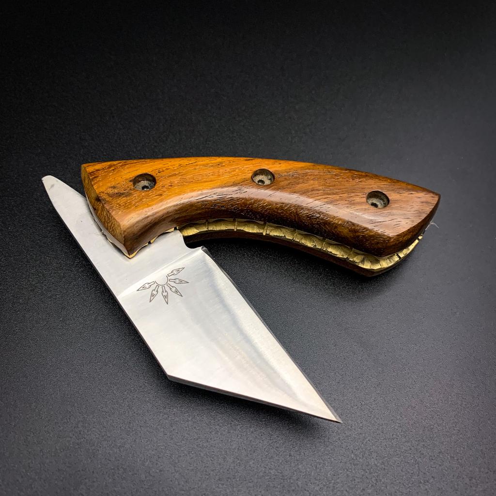 EDC Folding Seax - Rosewood - Image 5