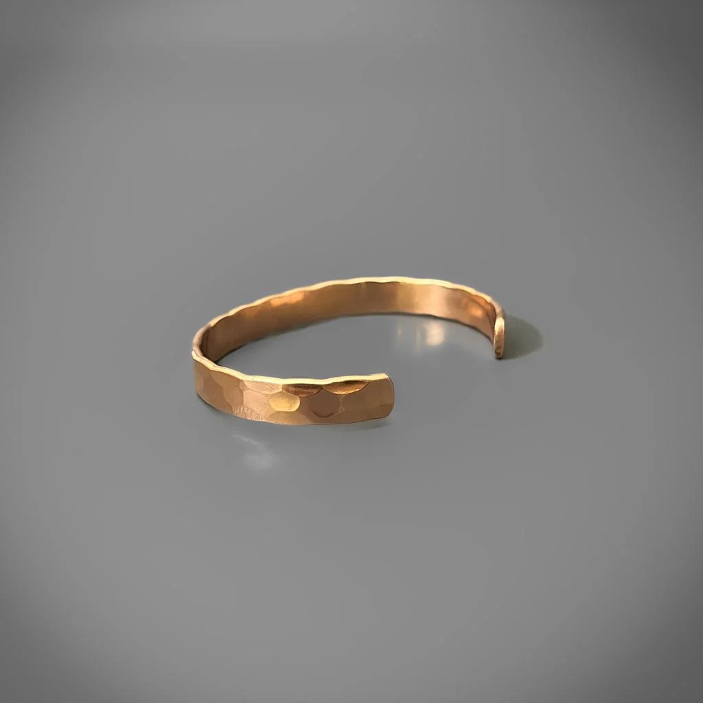 Hand Hammered Copper Cuff - Image 2