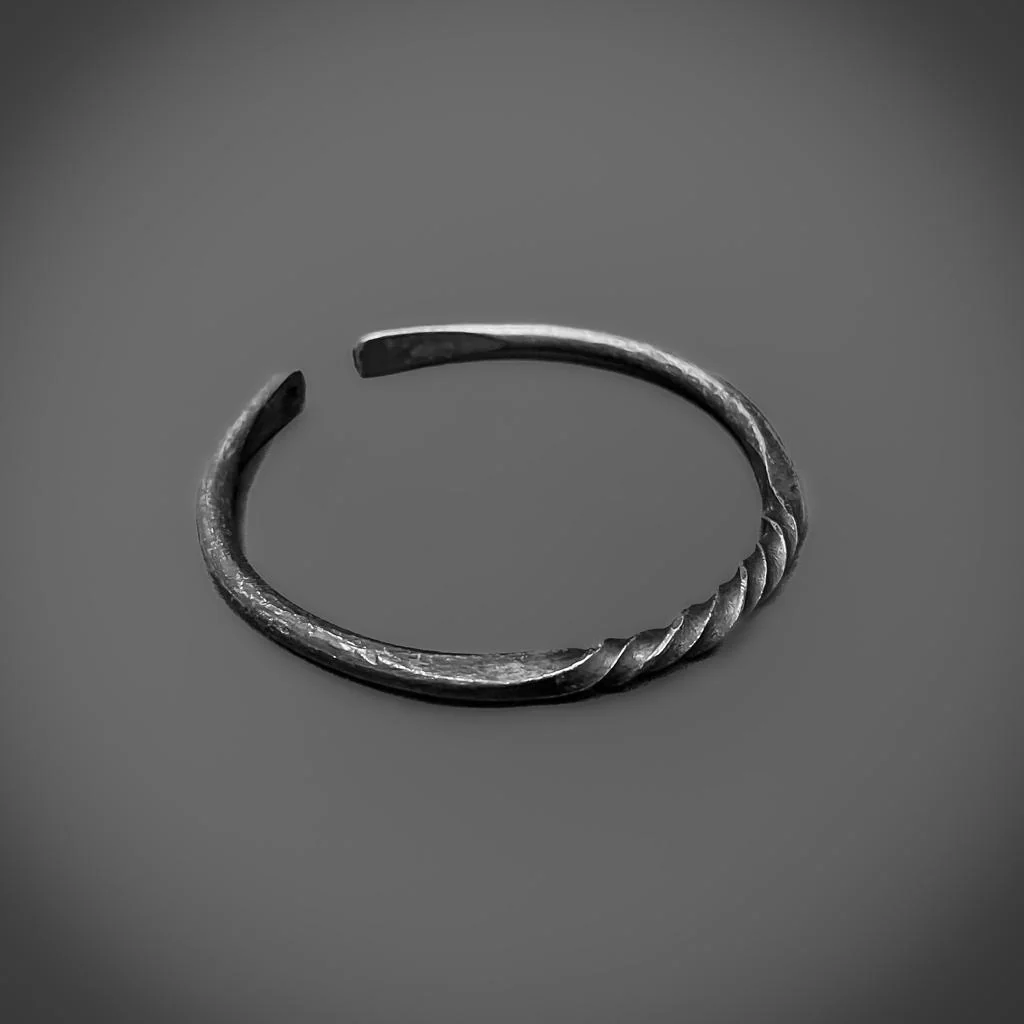 Hand-Forged Large Bangle