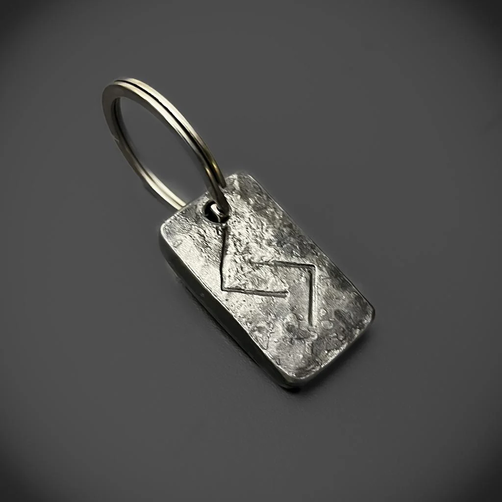 Hand-Forged Rune Keyrings - Image 12