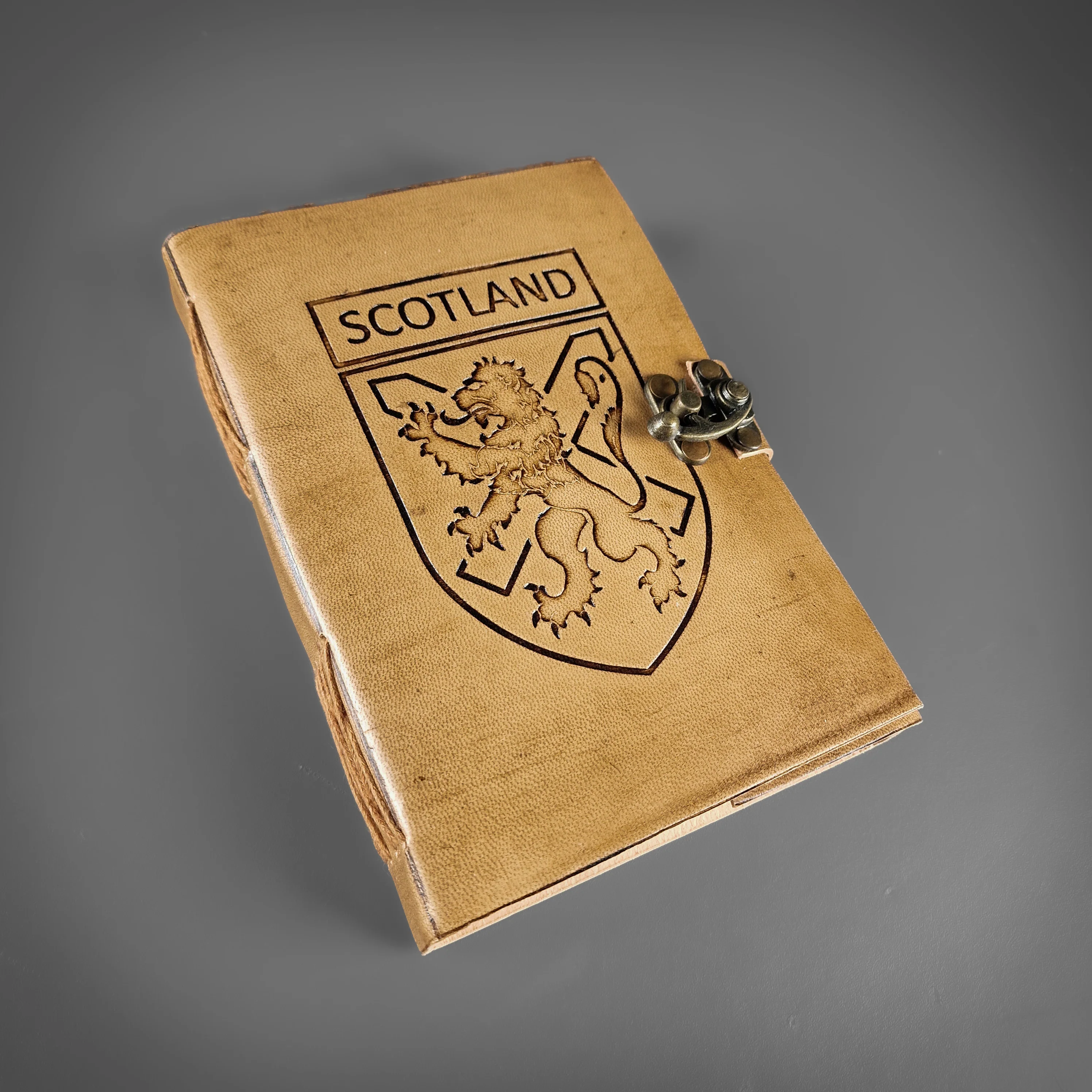 Leather Notebook - Scotland