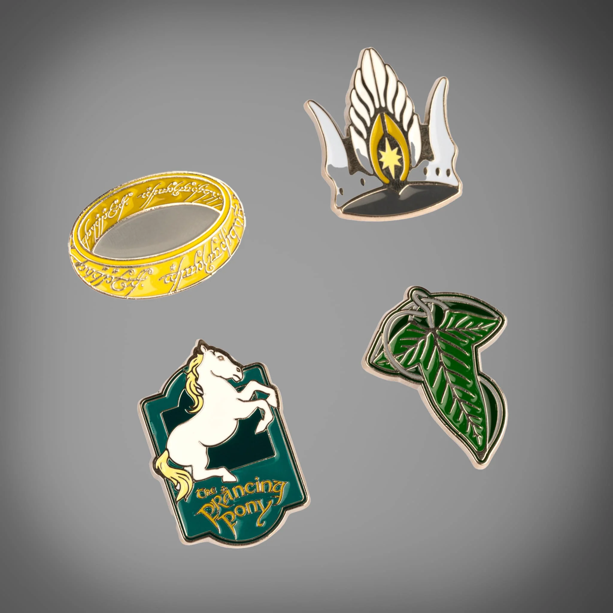 Lord of the Rings - Set of 4 Pin Badges