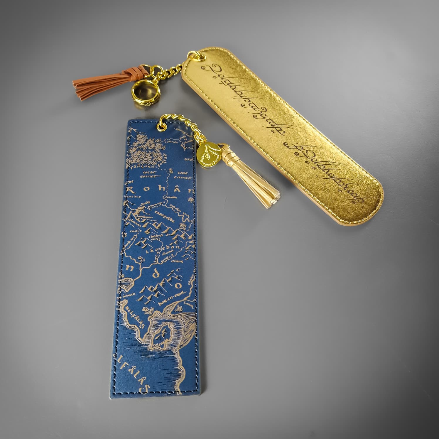 Map of Middle-Earth and Elven Script Bookmark Set - Image 2
