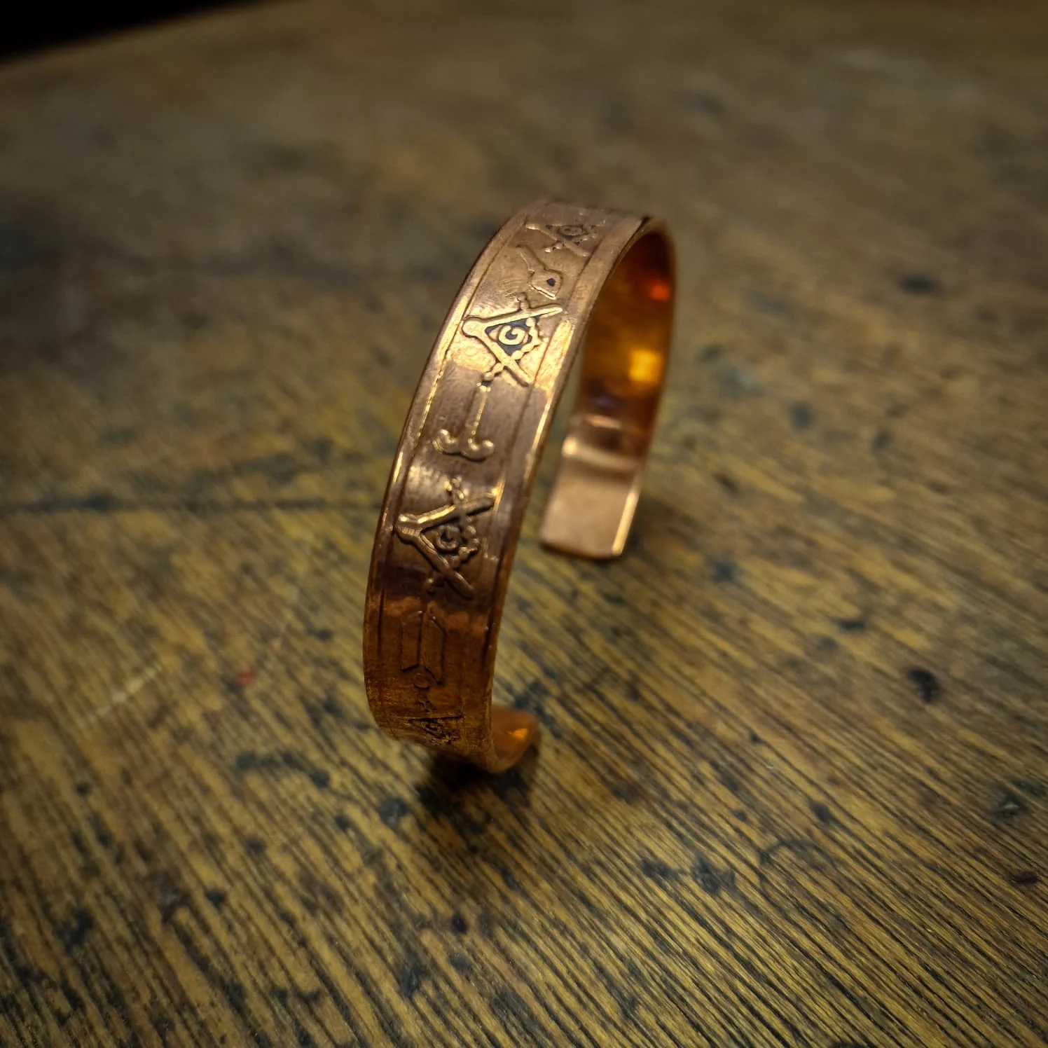 Masons Copper Cuff - Line End
