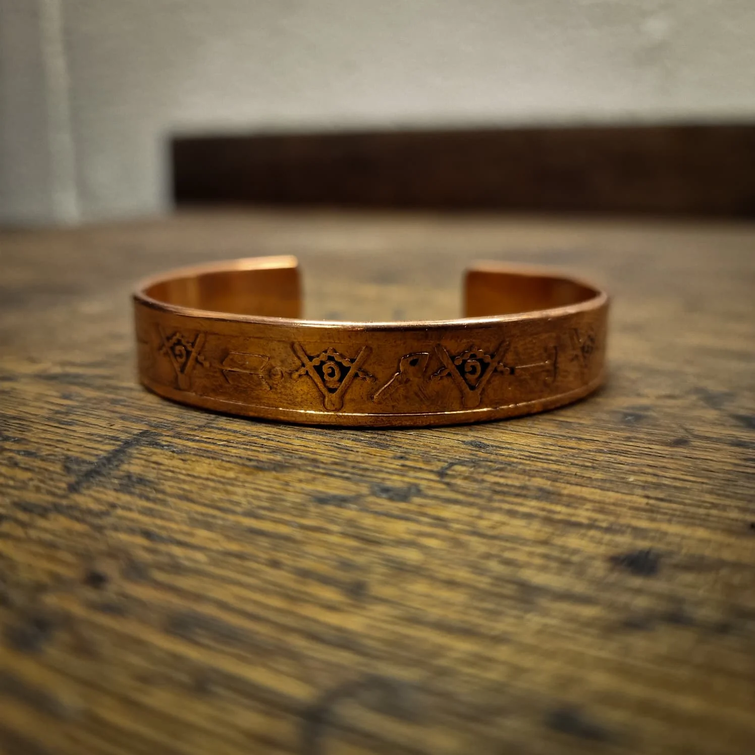 Masons Copper Cuff - Line End - Image 2