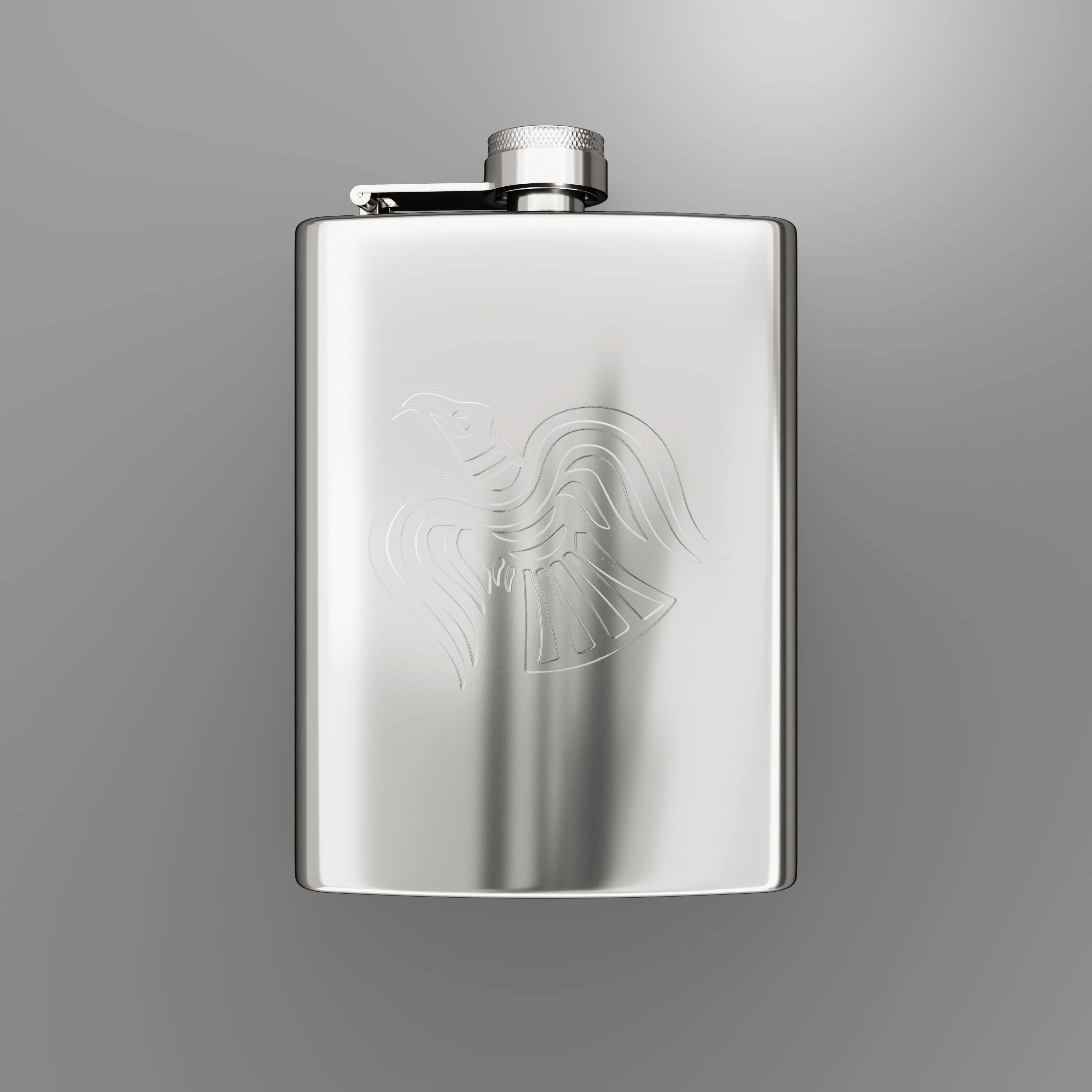 Odin's Raven Hip Flask - Image 2