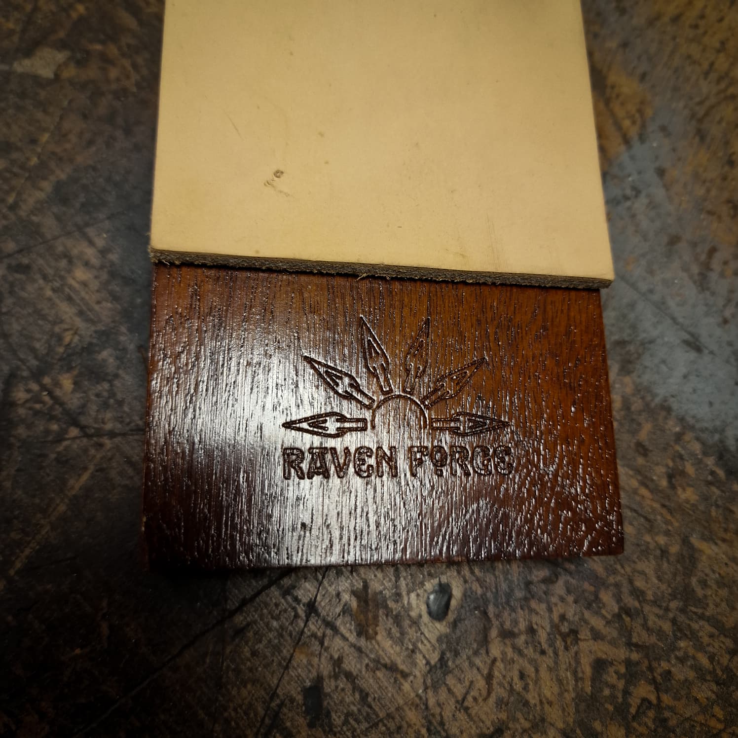 Raven Forge Sharpening Strop - Line End - Image 2