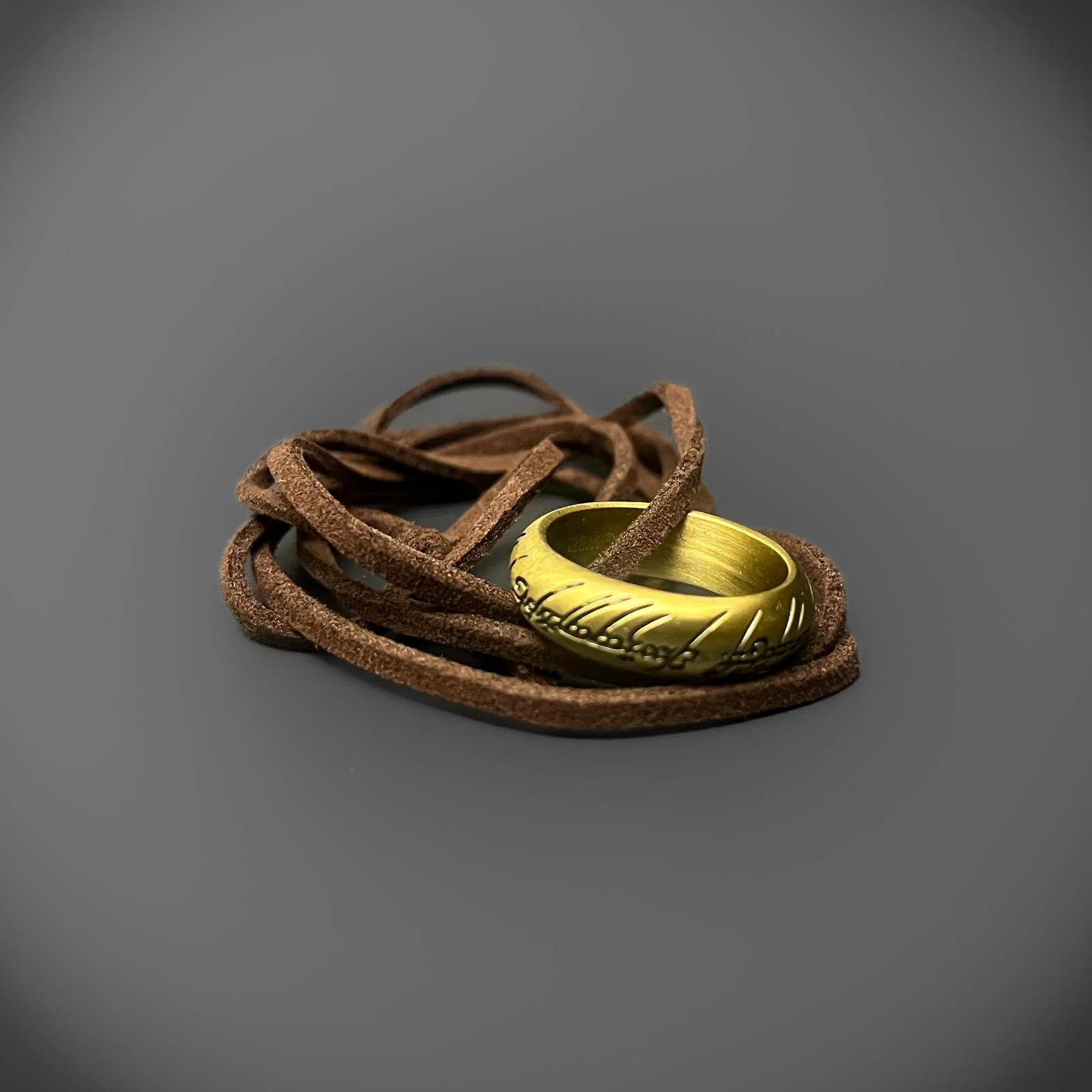 The One Ring with Leather Strap - Noble Collection - Image 2