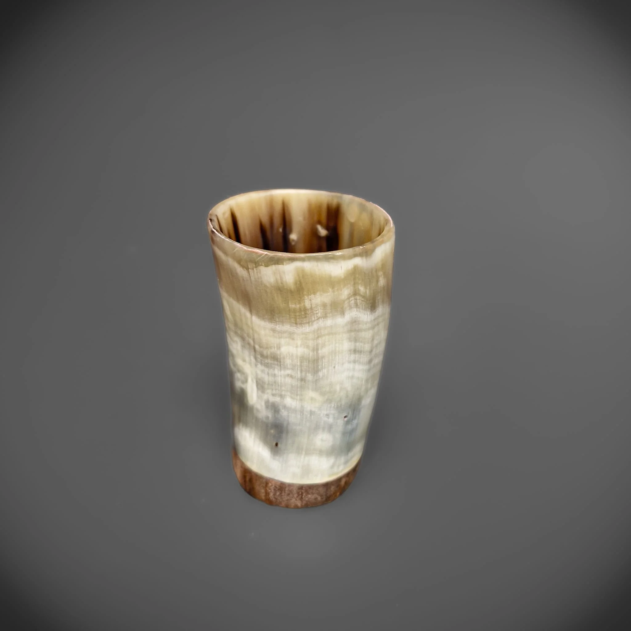 Horn Shot Glass - Wooden Base - Image 5